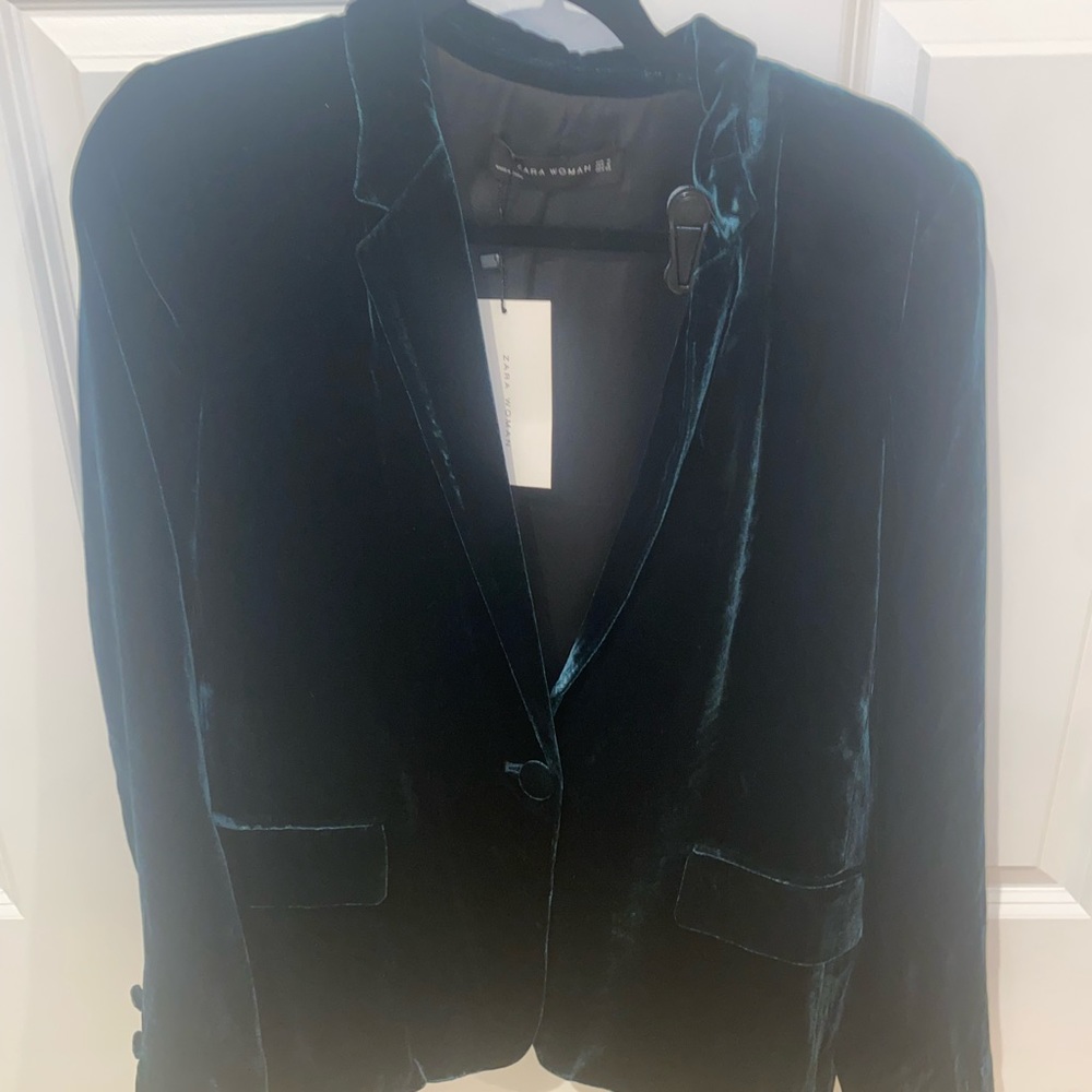 Zara Velvet Blazer